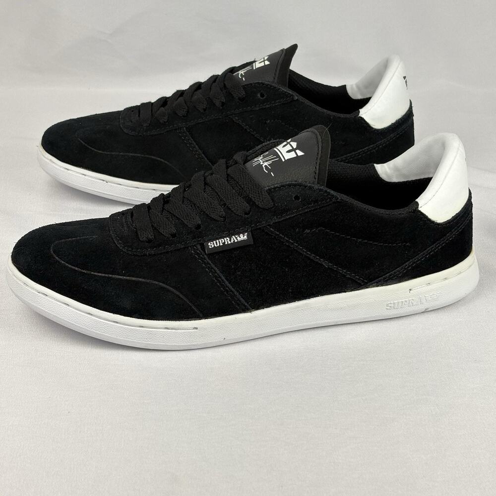 SUPRA Elevate Spencer Hamilton Men’s Size US 8 Black Suede Skate Shoes 05894-002